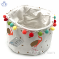 Personnaliser la taille du panier de rangement pour jouets en tissu pour la maison